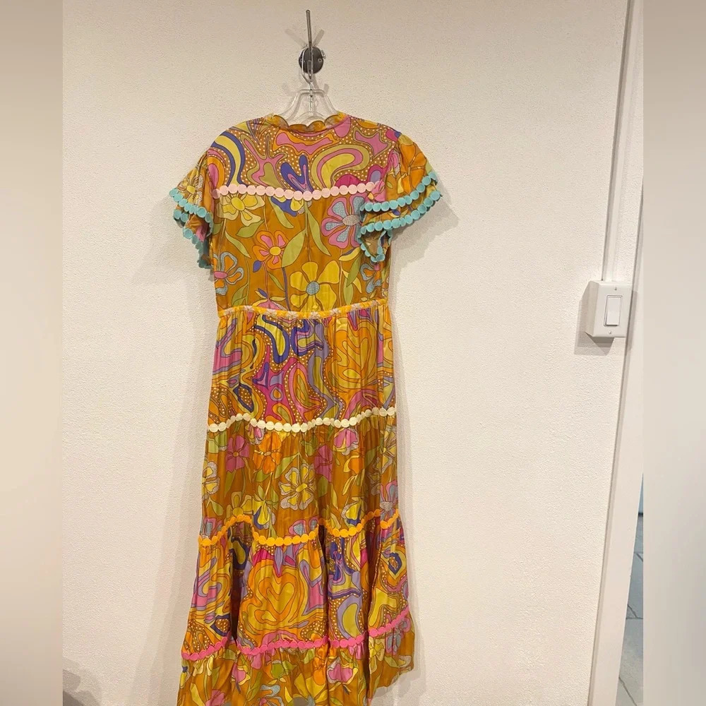 CeliaB Lobelia Tiered Floral Dress Size Medium EUC - Picture 6 of 6